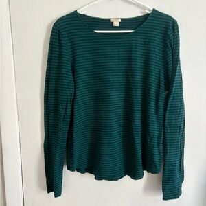 J. Crew Striped Long Sleeve Tee